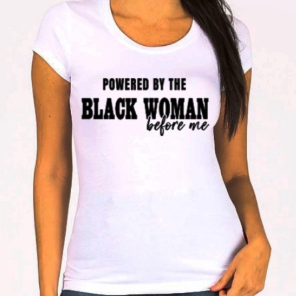 Women's Powered By Cotton T-Shirt in White